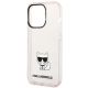 6. Karl Lagerfeld KLHCP14LCTTRI iPhone 14 Pro 6.1" Hardcase Pink / Pink Transparenter Choupette Body