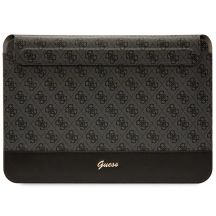 Guess 4G Stripe Metal Logo-Hülle für 14-Zoll-Laptop – Schwarz