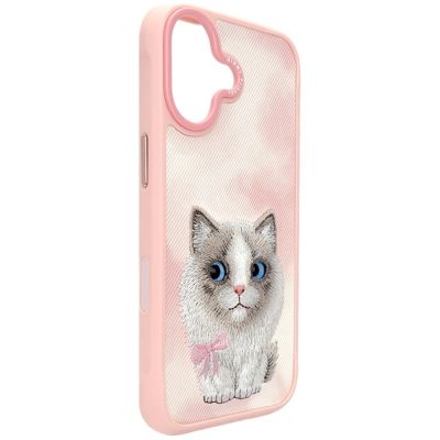 5. Nimmy Big Eyed Pet 2.0 Katzen-Schutzhülle für iPhone 17, Rosa