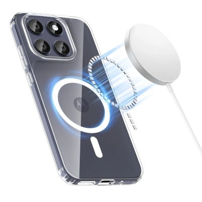 3. Tech-Protect FlexAir Hybrid MagSafe Hülle für Motorola Moto G67 / G77 - Transparent