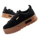 Puma Mayze Damen Sportschuhe Sneakers Plateau schwarz modisch Leder