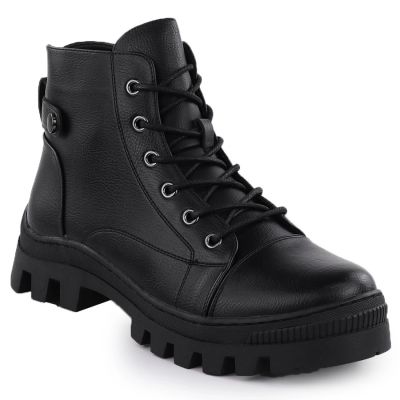 8. Damenstiefeletten in Schwarz Potocki Z25-JE19317