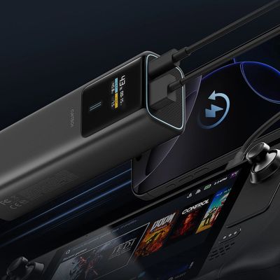 2. Powerbank Cuktech CKPB100PGLBL 150W 10000mAh USB-C USB-A - schwarz