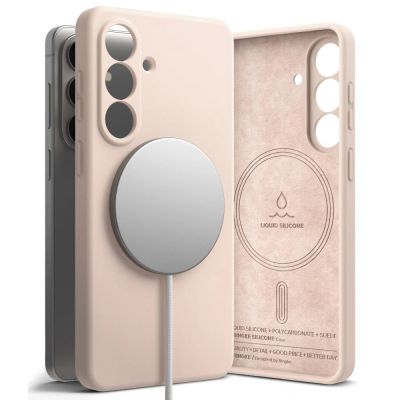 Ringke Silikon MagSafe Hülle für Samsung Galaxy S26 - Pink