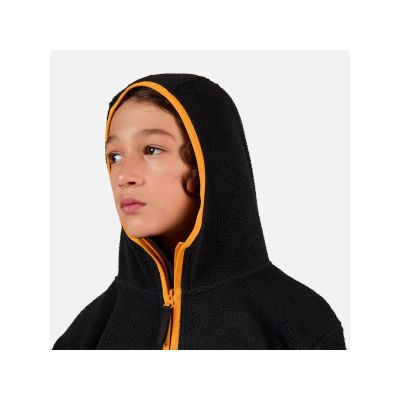5. ROSSIGNOL JR All Track Anorak Fleece Kinder-Sweatshirt Schwarz