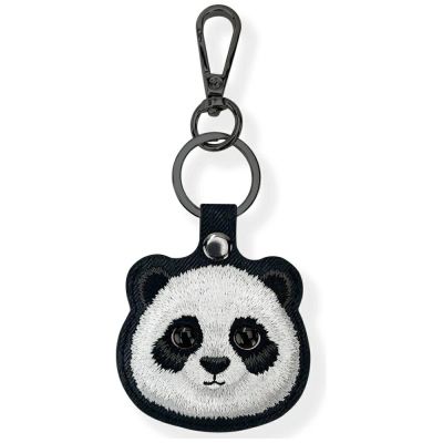 Nimmy Big Eyed Pet 2.0 Panda-Hülle für Tracker, Schwarz