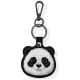 Nimmy Big Eyed Pet 2.0 Panda-Hülle für Tracker, Schwarz