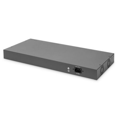 2. Fast-Ethernet-PoE-Switch mit 16 PoE-Ports + 2 Combo-Ports, 250 W PoE-Budget