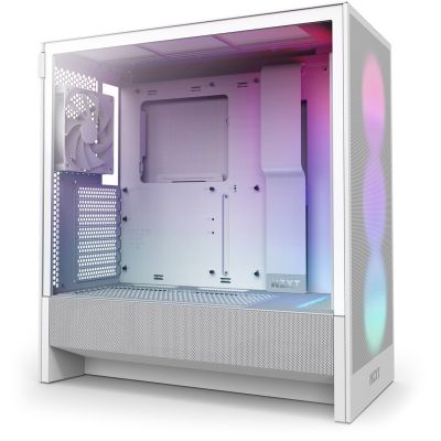 3. NZXT H5 Flow RGB Midi-Tower Weiß