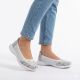 5. Weiße Damen-Lederschuhe mit Lochmuster, S.Barski 7036