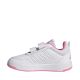 5. Adidas Tensaur Sport 3.0 Kinderschuhe weiß und rosa JQ1844