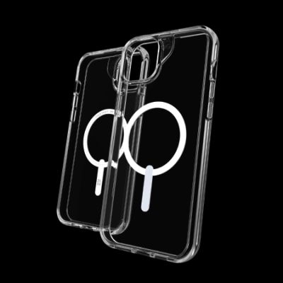 3. ZAGG Crystal Palace Snap MagSafe Case für iPhone 14 Plus / 15 Plus - Transparent