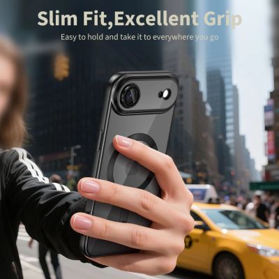 5. Tech-Protect MagFlex MagSafe Case für iPhone 17 Air – Klares Schwarz