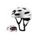 Rockbros Fahrradhelm mit weißen Lichtern