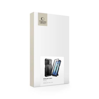 7. Tech-Protect Kevlar Cam+ Hülle für Samsung Galaxy A17 4G / 5G - Schwarz