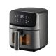 ELDOM FETTFREIE FRITTEUSE FR45 FRITELO 1500W TEMPERATURREGELUNG 80-200°C GLASFENSTER IM BEHÄLTER TOUCHSCREEN-BEDIENFELD