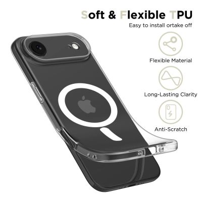 3. Tech-Protect FlexAir MagSafe Case für iPhone 17 Air – Transparent