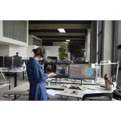 32. POLY Savi 8420 Office-Stereo-Headset, Microsoft Teams-zertifiziert, DECT 1880–1900 MHz