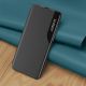 10. Eco Leather View Case elegante Hülle mit Überschlag und Standfunktion für Samsung Galaxy A73 blau