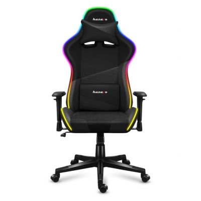 2. Huzaro Force 6.2 Schwarzer RGB-Gaming-Stuhl
