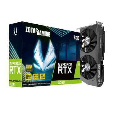 8. ZOTAC GAMING GEFORCE RTX 3050 ECO 8GB GDDR6 Grafikkarte
