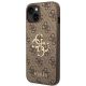 2. Guess 4G Big Metal Logo Case für iPhone 14 - Braun