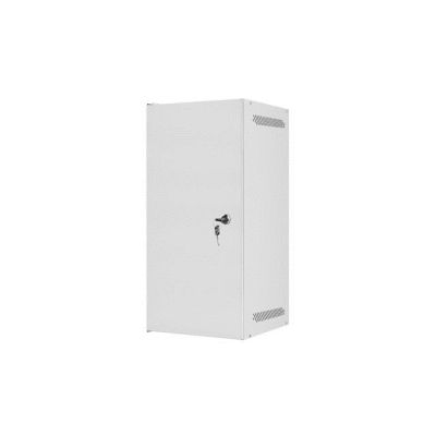 LANBERG Wandregalschrank 10" 12U 280x310 GRAU, Metalltüren (zerlegt verpackt) WF10-2312-00S
