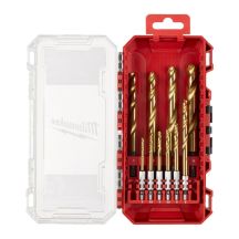 Milwaukee HSS-G TIN Metallbohrer-Set, 10-teilig, Sechskant