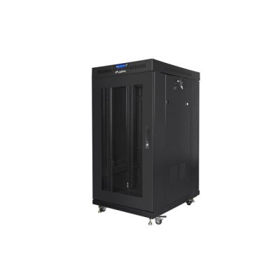 11. Lanberg FF01-8822-23BL 22U Rack, freistehend, schwarz