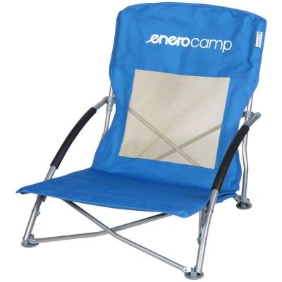15. Strandstuhl mit Armlehnen, 55 x 58 x 64 cm, zusammenklappbar, blau