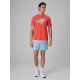 3. Herren-T-Shirt mit Aufdruck, regulär, Größe 4F 4FRSS26TTSHM4305-63S