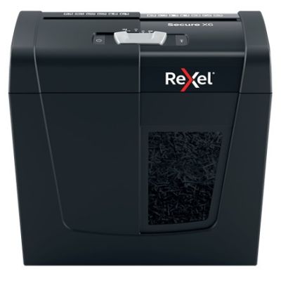 Rexel Secure X6 Aktenvernichter (P-4), 6 Blatt, 10-Liter-Auffangbehälter