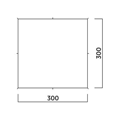 7. Easy Camp Norddal Tarp 3 x 3 m Grünes Zelt