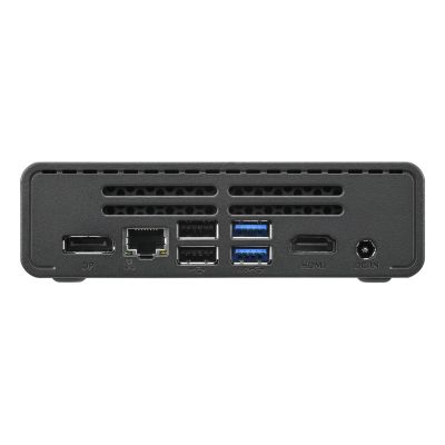 5. Shuttle Nano PC NE10N, Intel N 100, 1x HDMI, 1x DP, 6x USB, 1x LAN, lüfterlos, 24/7-Dauerbetrieb, inkl. VESA, 0,6 l PC, Mini-PC-Barebone, Intel SoC, DDR4-SDRAM, PCI Express, Serial ATA, 65 W