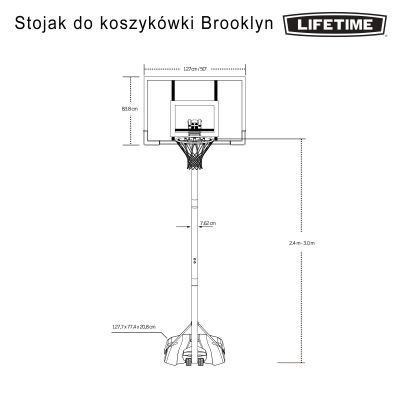 45. Lifetime 50" Basketballständer BROOKLYN 90981