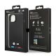 8. Hülle BMW BMHCP14M22PTDK iPhone 14 Plus 6.7 "schwarz / schwarz Leder Stamp Tricolor