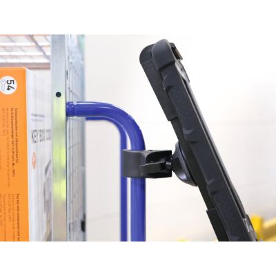 14. Robuste Tough Clamp XL passive Halterung für Laptop, Handy/Smartphone, Tablet/UMPC, Schwarz