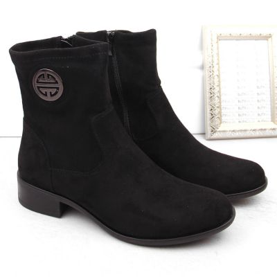 6. Jezzi W Wildleder Stiefeletten ASA198-28 JEZ432A