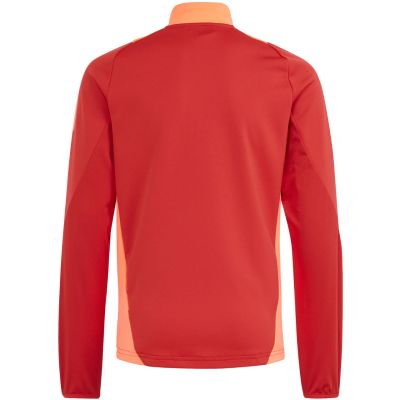 2. adidas Tiro 24 Wettkampf-Trainings-Sweatshirt für Kinder, Rot-Orange IR5500