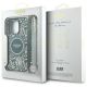 7. Guess IML Flowers Allover Electro With Pearl Strap MagSafe Hülle für iPhone 16 Pro Max - grün