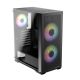 11. LC-Power LC-717B-ON Midi-Tower-Computer-Sicherheitshalterungen Weiß