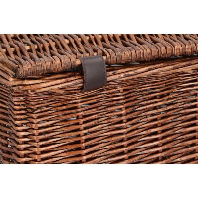 33. Fahrradkorb aus Weide für die vordere Fahrradausrüstung 45x30x25cm