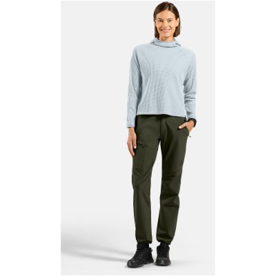 2. Damen-Midlayer-Hoodie ODLO Mid layer hoody CUBIC, blau