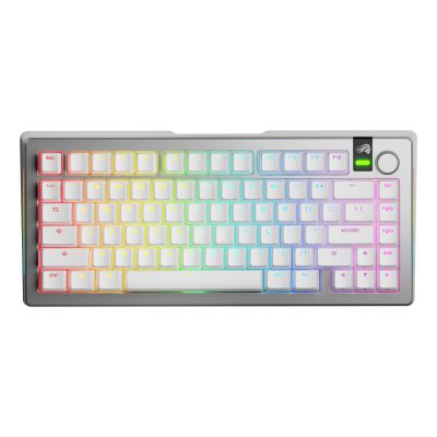 7. Glorious Gaming GMMK 3 PRO 75% Vorgefertigte Tastatur USB + RF Wireless + Bluetooth QWERTY US Englisch Silber