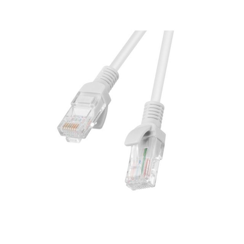Patchkabel U/UTP Lanberg PCU5-10CC-0100-S (RJ45, U/UTP - RJ45, U/UTP; 1m; UTP; Kat. 5e; grau)