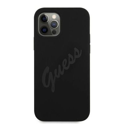 3. Guess GUHCP12LLSVSBK iPhone 12 Pro Max 6,7" schwarz/schwarz Hardcase Script Vintage