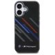 3. BMW Motosport IML Random Stripes Hülle für iPhone 16 – Schwarz