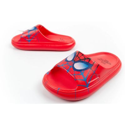 8. Leomil Jungen-Flip-Flops Spiderman hellrot, Märchenmotiv Marvel