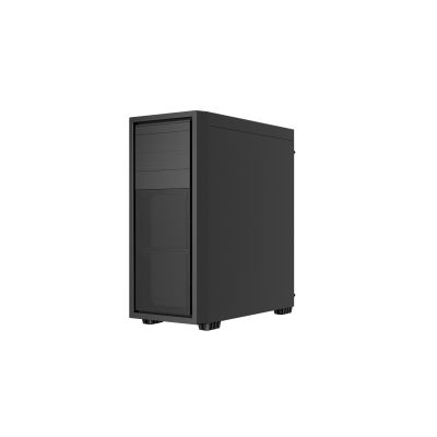 3. GEMBIRD FORNAX K500 MIDI-TOWER-CASE (2x USB 3.0, 1x USB Typ-C, Kartenleser, HD-Audio) SCHWARZ
