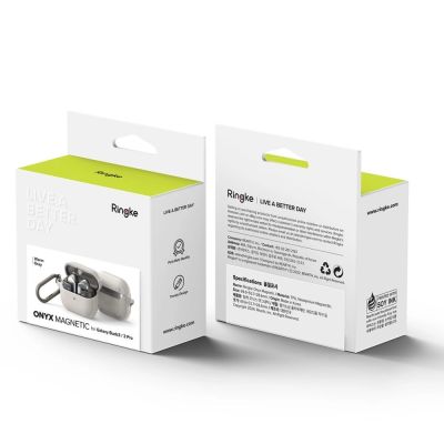 7. Ringke Onyx MagSafe Case für Samsung Galaxy Buds 3 / 3 Pro - Grau